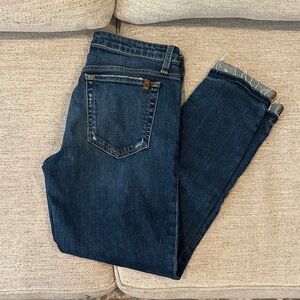 Distressed Blue Jeans
